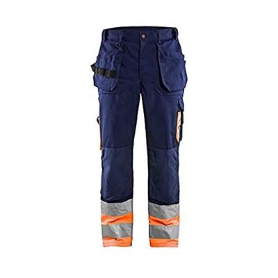 Blåkläder Werkbroek High-Vis 15291860 | Marineblauw/Oranje | Maat 60 - 7330509353653 Blåkläder Werkbroek High-Vis 15291860 | Marineblauw/Oranje | Maat 60 - 7330509353653