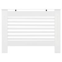 Radiatorombouw 112x19x81,5 cm MDF wit - thumbnail