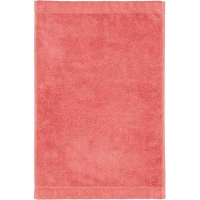 Cawö Cawo Lifestyle Uni Gastendoekje 30x50 koralle