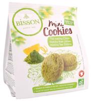 Bisson Mini cookies matcha thee citroen bio (120 gr) - thumbnail