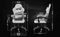 Gamingstoel - Huzaro Force 4.4 White Mesh - thumbnail
