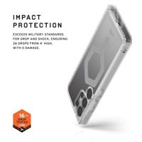 Urban Armor Gear Plyo Pro Backcover Samsung Galaxy S25 Ultra Transparant, Ombré Inductieve lading, Stootbestendig - thumbnail