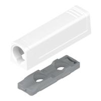 blum TIP-ON Adapterplaat recht*maat A20/17 Kleur: SEIW zijdewit - thumbnail