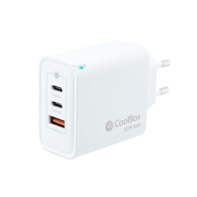Oplader CoolBox LBP246DW Wit 65 W Oplader CoolBox LBP246DW Wit 65 W