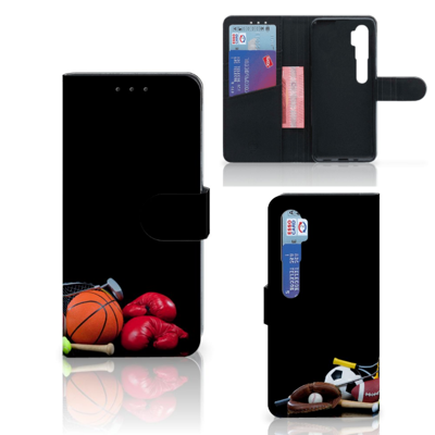 Xiaomi Mi Note 10 Pro Wallet Case met Pasjes Sports Xiaomi Mi Note 10 Pro Wallet Case met Pasjes Sports