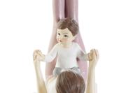 Decoratieve figuren DKD Home Decor Roze Yoga Scandi 15,5 x 6,5 x 17 cm - thumbnail