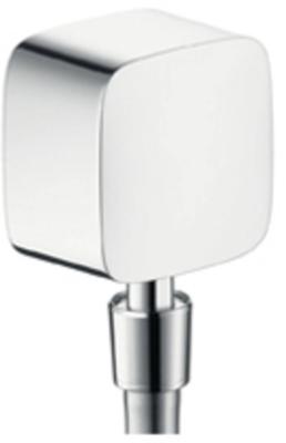 Hansgrohe FixFit muuraansluitbocht met terugslagklep en kogelgewricht, chroom Hansgrohe FixFit muuraansluitbocht met terugslagklep en kogelgewricht, chroom