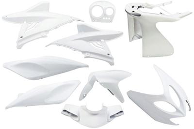 Edge Plaatset 9-delig voor yamaha aerox tot bouwjaar 2014 - glanzend wit