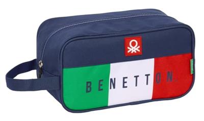 Reisschoenenrek Benetton Flag Marineblauw 29 x 15 x 14 cm Reisschoenenrek Benetton Flag Marineblauw 29 x 15 x 14 cm