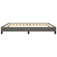 Bedframe fluweel donkergrijs 180x200 cm - thumbnail