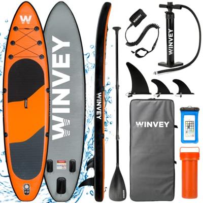Opblaasbaar SUP-board met Accessoires Winvey SUP-O Oranje