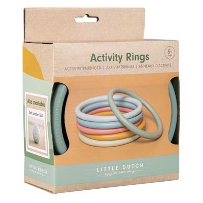 Little Dutch Activity Ringen 6 Stuks Little Dutch Activity Ringen 6 Stuks