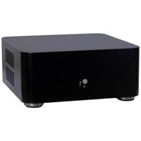 Inter-Tech itx a80 htpc behuizing (zwart | 2x usb-a) - thumbnail
