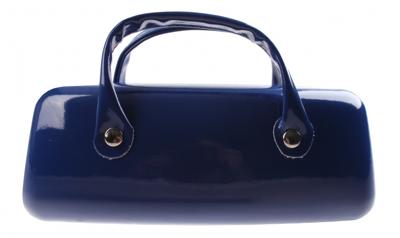 Non-branded Brillenkoker Tasje 16 X 6 Cm Donkerblauw