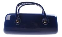 Non-branded Brillenkoker Tasje 16 X 6 Cm Donkerblauw - thumbnail