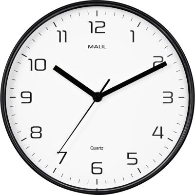 Maul 9051690 Wandklok Kwarts 25 cm x 4 cm Zwart