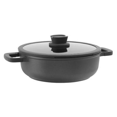 BergHOFF LEO Stone+ Sauteerpan met Deksel - 28 cm BergHOFF LEO Stone+ Sauteerpan met Deksel - 28 cm