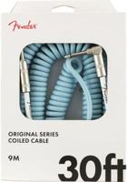 Fender Original coiled cable instrumentkabel 9m 6.3mm Blue - thumbnail