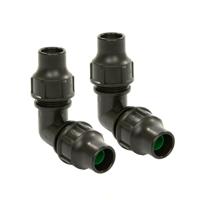 Summerrain kniekoppeling 2x klem - thumbnail