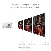 Viewsonic PX706HD 3D thuisbioscoop DLP beamer (Full-HD, 3.000 ANSI lumen, HDMI, 5 watt luidspreker, 1,2 x optische zoom) wit - thumbnail
