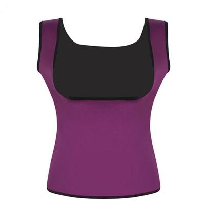 3 stuks neopreen zweet sauna hot body shapers vest taille trainer afslanken vest Shapewear gewicht verlies taille shaper korset grootte: 3XL (paars)