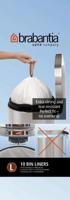 Brabantia perfectfit afvalzakken l 40-45l 10 stuks - thumbnail