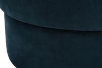 Voetensteun DKD Home Decor Blauw Fluweel 55 x 55 x 40 cm - thumbnail