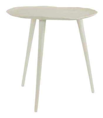 Light & Living Bijzettafel 'Asarpai' Ø46cm, kleur Crème