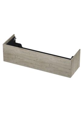 INK - Onderkast 1 Lade Push 2 Open Bestaande Uit - 1400x450x376 Mm - Greige Eiken