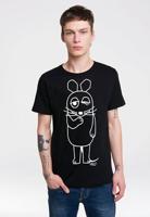 Die Sendung mit der Maus (The Show with the Mouse) Easy Fit T-Shirt Outline Size M - thumbnail