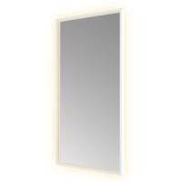 Hotbath &MORE Spiegel direct en indirect LED color changing spiegelverwarming met afstandsbediening Mat wit SQU510WH - thumbnail