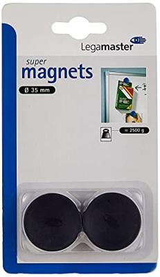 Legamaster super magneet, 35 mm, zwart, pak van 10 stuks