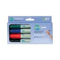Bi-Office Earth-It whiteboardmarkers, set van 4 stuks in geassorteerde kleuren - thumbnail