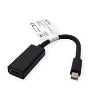 VALUE Mini DisplayPort - HDMI Adapter, v1.2, Mini DP Male - HDMI Female - thumbnail