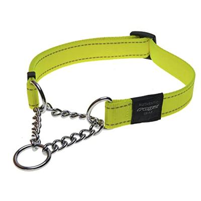 Rogz For Dogs fanbelt halfslip halsband geel