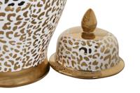 Tibor DKD Home Decor Porselein Gouden Wit Koloniaal (25 x 25 x 40 cm) - thumbnail