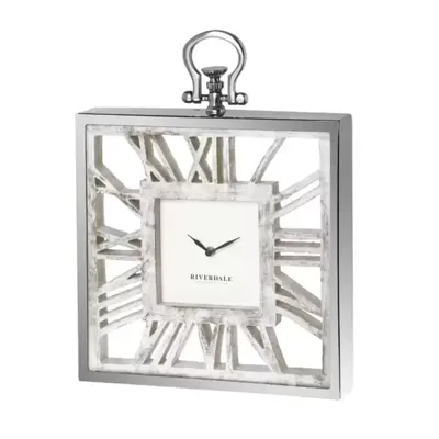 Tafelklok Chuck wit 40cm Tafelklok Chuck wit 40cm