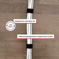 Label the Cable LTC 1210 19 inch Klittenband Zwart - thumbnail