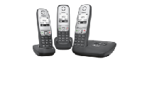 Gigaset A415A Trio DECT-telefoon Zwart Nummerherkenning - thumbnail