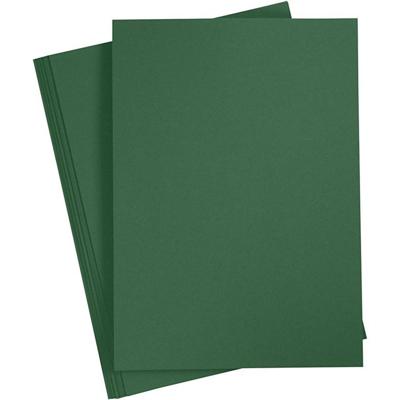 Donkergroen A4 vel - hobby karton 180 grams