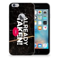 Apple iPhone 6 Plus | 6s Plus | Siliconen hoesje | met naam Already Taken Black - thumbnail