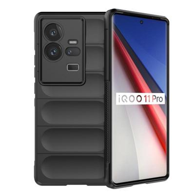 Voor vivo iQOO 11 Pro 5G Magic Shield TPU + flanellen telefoonhoesje Voor vivo iQOO 11 Pro 5G Magic Shield TPU + flanellen telefoonhoesje