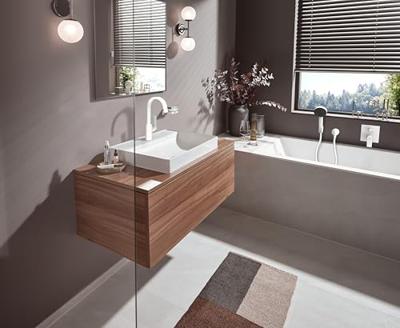Hansgrohe Wastafelmengkraan Vivenis Eengreeps 210 Met Draaibare Uitloop Zonder Afvoer Mat Wit