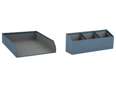 crelando Bureau organizer (Documentenbak/organizerset, Blauw)