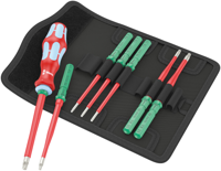 Wera Kraftform Kompakt VDE RVS 8 extra slim 1 Tool Finder | 8-delig - 5006630001 - thumbnail
