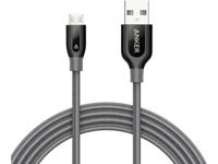 Anker Powerline+ 1,8 m Micro USB-kabel, de kwalitatief hoogwaardige, snellere en duurzamere oplaadkabel voor Samsung, Nexus, LG, Motorola, Android-smartphones en meer (Grijs) - thumbnail