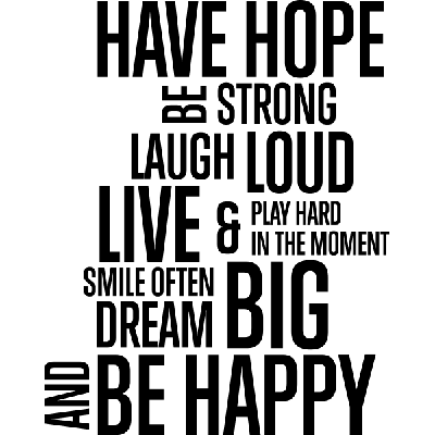 Have hope - Muursticker Have hope - Muursticker