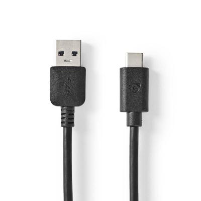 Nedis USB-A - USB C 3.1 Gen2 kabel 1.0m zwart