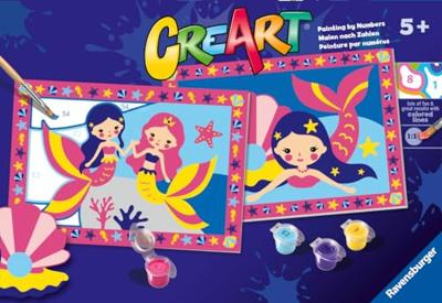 Ravensburger creart schilderen op nummer - zeemeermin magie