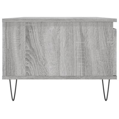 Salontafel 90x50x36,5 cm bewerkt hout grijs sonoma